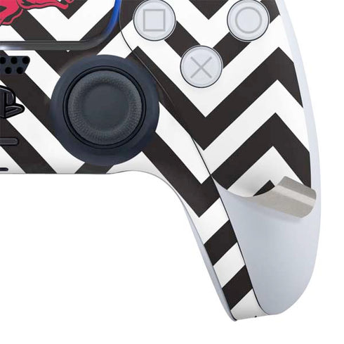 University of Arkansas-Fayetteville Chevron Print PS5 Controller Skin